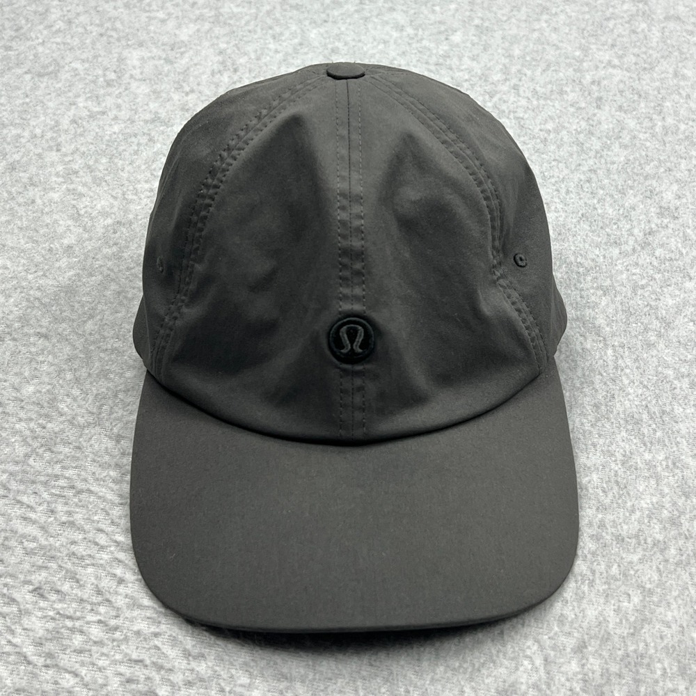 Lululemon Baller Hat Logo Women O/S Graphite Gray‎ Adjustable Strapback W9EBBS